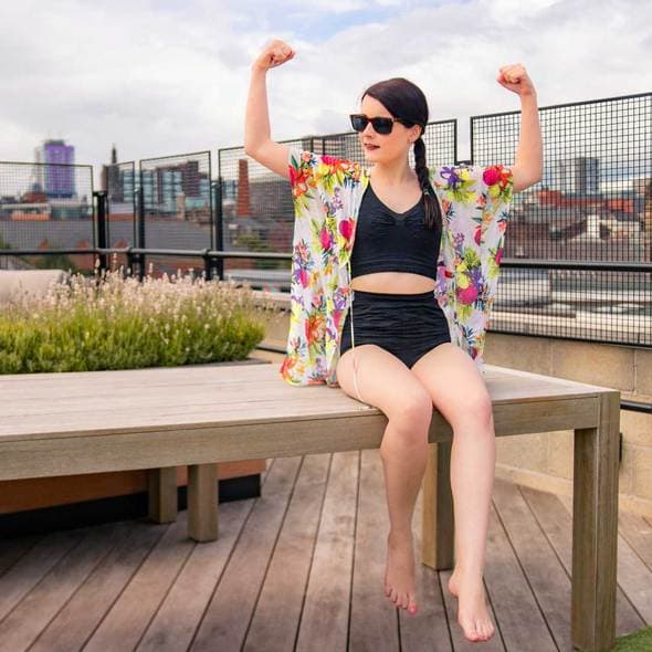 Stoma schwimboxers mit Innentasche als Beutelhalter